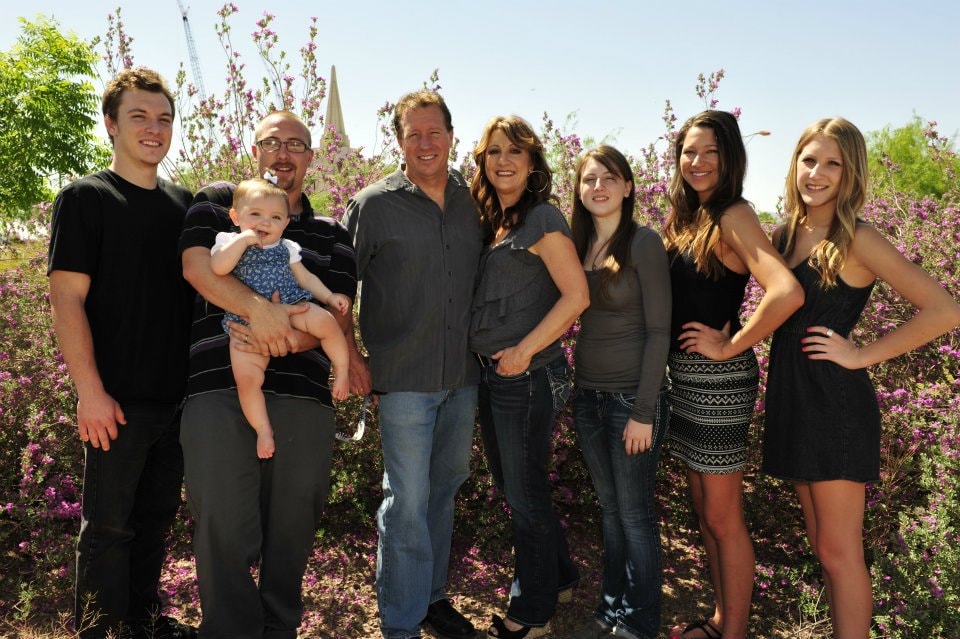 Michelle Shelton with her family — Arizona REALTOR® and community member