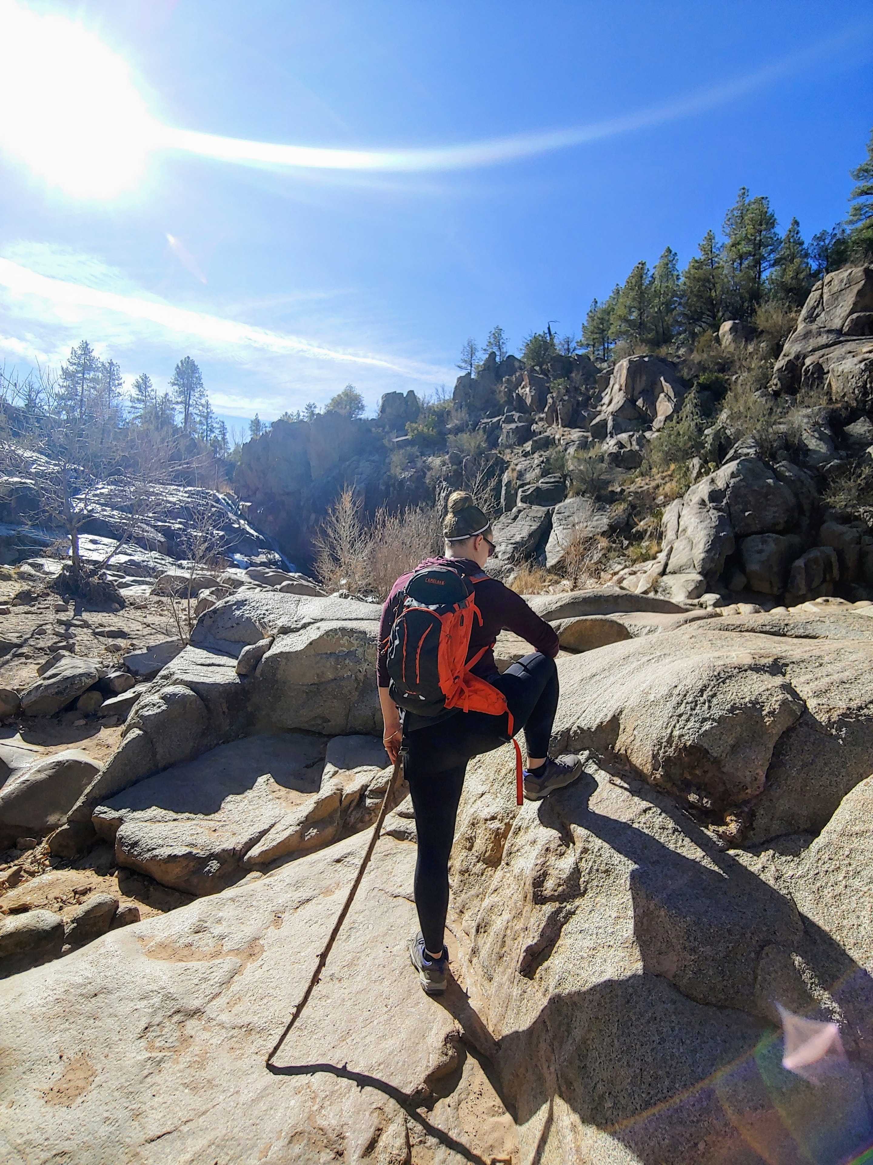 Katie Miller — Arizona nature and lifestyle property specialist, mountain hiking trail